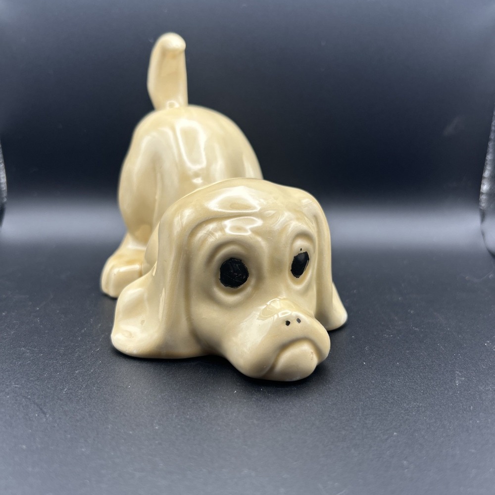 Vintage MCM Dog Figurine Hound Cocker Spaniel Retro Decor